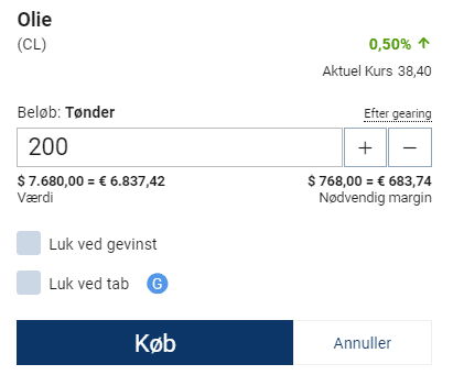 Open position Plus500